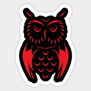 Halloween Owl Sticker